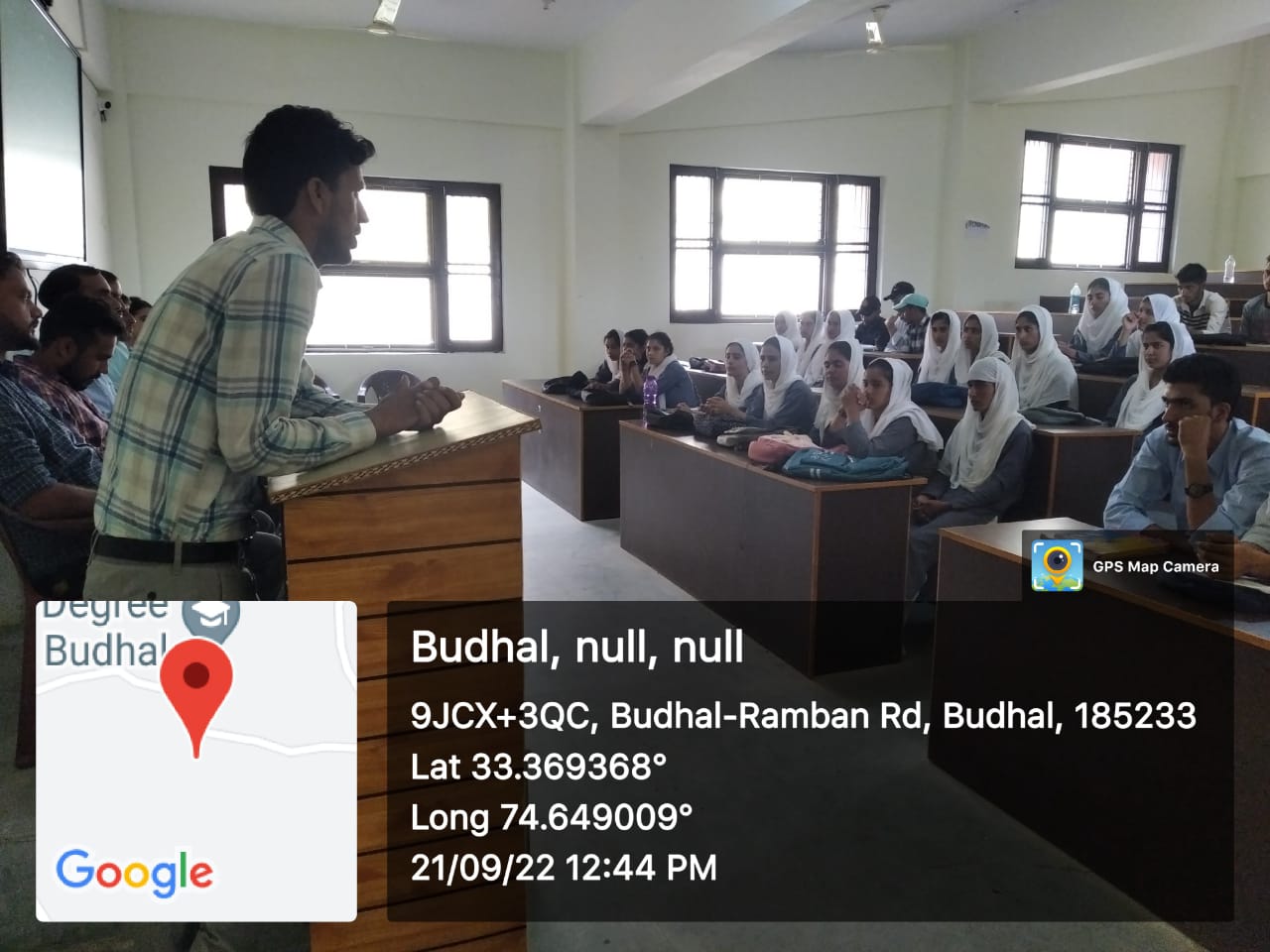 'Government Degree College Budhal organised Counselling Session for Enrolment of NSS Volunteers'